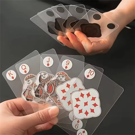 PVC Waterproof Transparent Plastic Playing Cards 2Sets