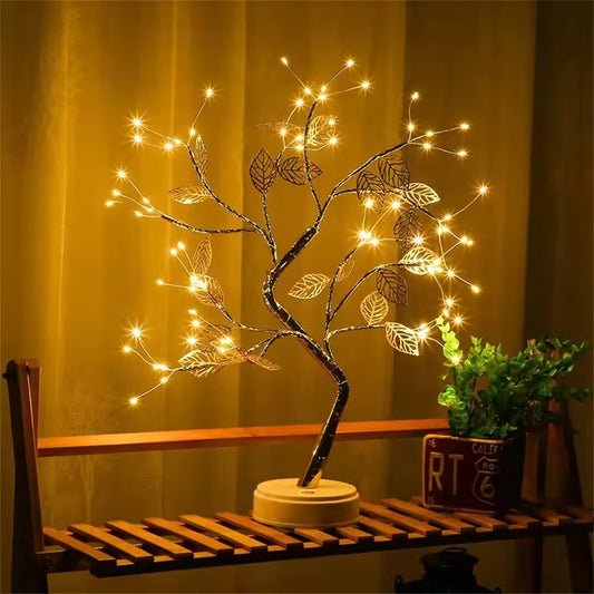 Rose Leaf table LED USB Lamp | Bedroom Decoration Night Light